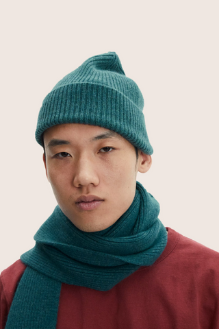 Introducing the best beanie ever made. Made from lambswool and Caregora in rich wine. This product features a Caregora certificate. The Caregora TM criteria of keeping and caring is founded on all these carefully judged guidelines, as to assure the quality of these valuable fibers and the highest standards of husbandry and animalcare. Sourced and manufactured in Scotland. Available in 11 fall hues. 