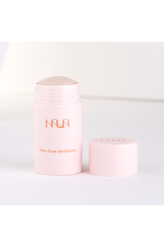 Looking to do a clean out of your bathroom cabinet? Start with your deodorant: get rid toxins and chemicals with the Nala Free-Form Deodorant. The aluminum-free formula boasts a delicate balance of fruity and floral, and will keep you smelling great and feeling your best from morning till night.