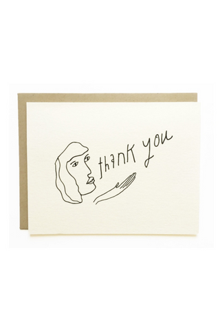 Love letters for your love letters. Minimal and thoughtful designs printed in Los Angeles, California by Nicole Monk. The Blowing Thank Yous Card is a perfect gift and note of appreciation for your friend, family or loved one.   DETAILS:  A2 card printed with archival inks on cream folded stock. Includes a recycled craft envelope.