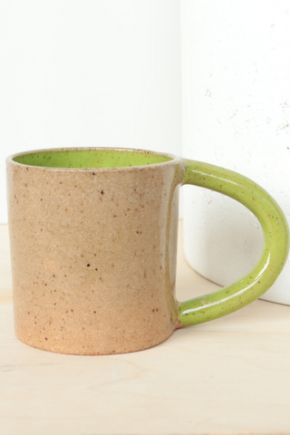 Bringing fresh shapes, cheerful details, and a vibrant wave of colour to any space, Nightshift Ceramic's mission is to make life a little brighter with fun ceramic housewares you can use everyday. The new everyday Colourblock Mug is finished in a clear glaze outside with a pop of colour inside. Available in both Rose, White and Lime! 