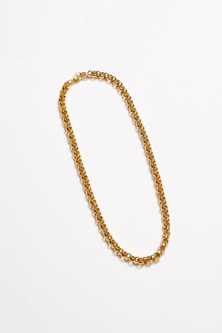 Looking for the perfect gold chain necklace? Look no further. Add Wolf Circus's 14k gold plated rolo link chain necklace to your layering collection. The Camden makes a bold statement and adds to any outfit. 